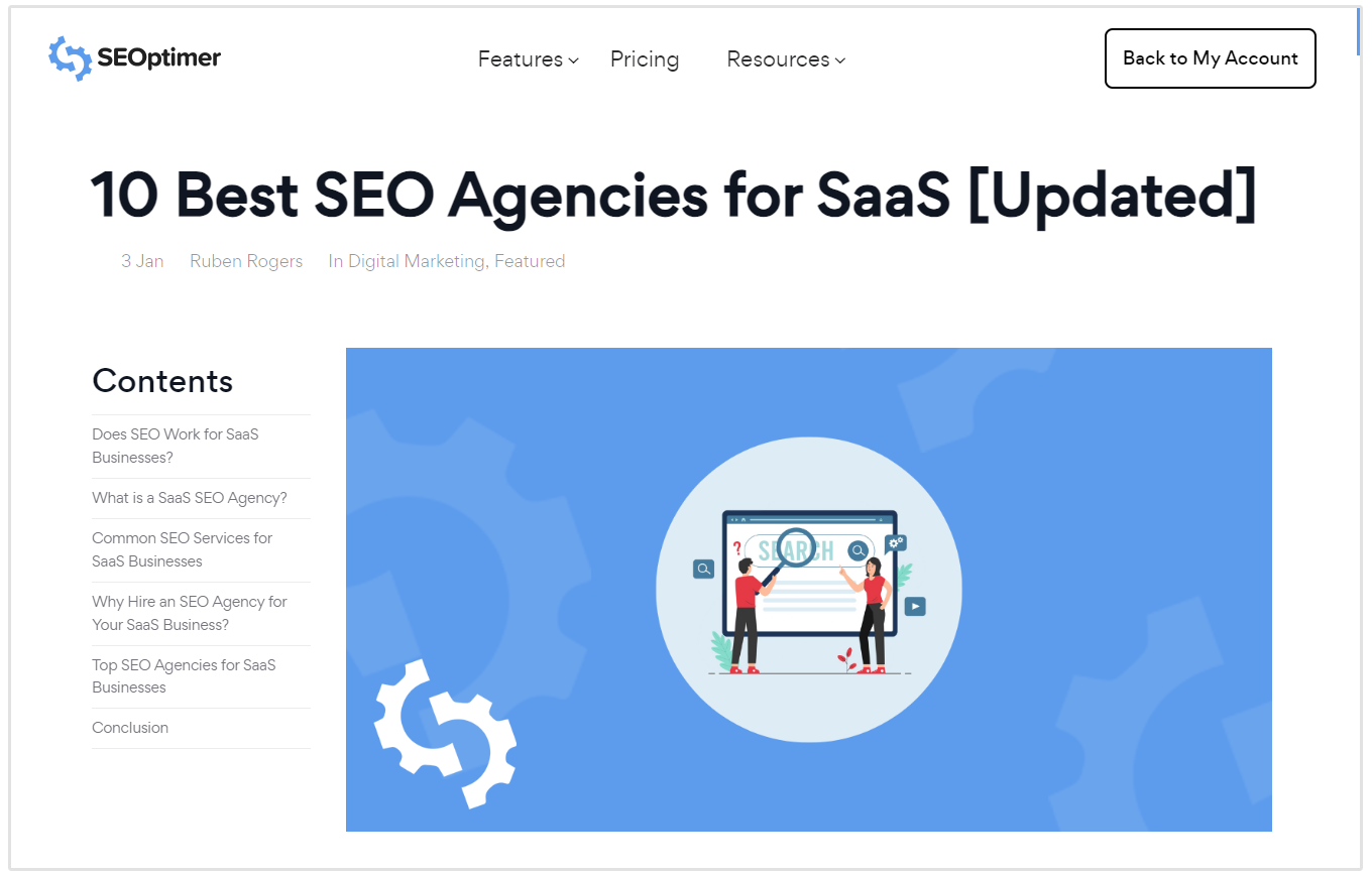 agenzie seo per articolo saas